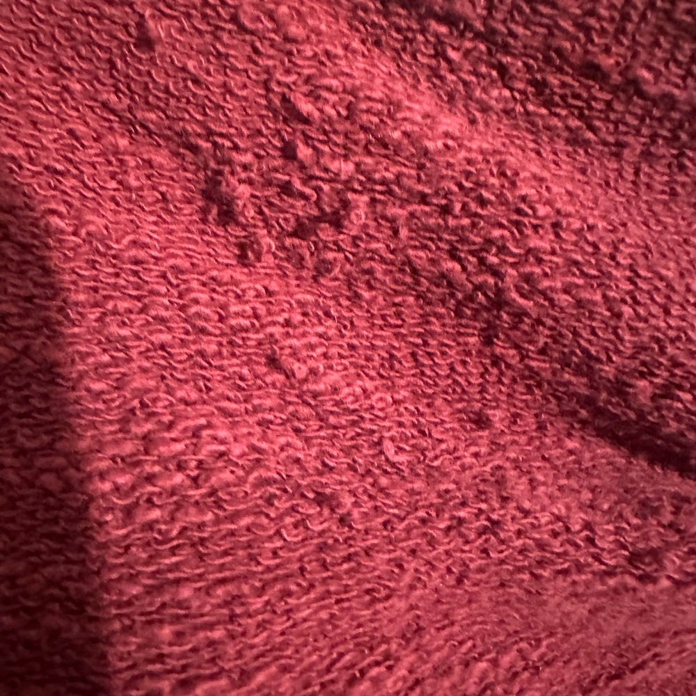 Cozy Burgundy Organic Cotton Slub Sweater - Picture 7 of 9